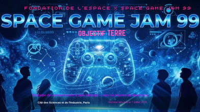 Visuel Space Game Jam 99 – Objectif Terre